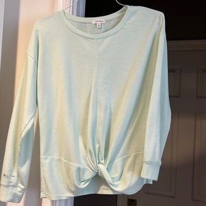 Twist Mint Long Sleeve Shirt - Small (fits medium too)